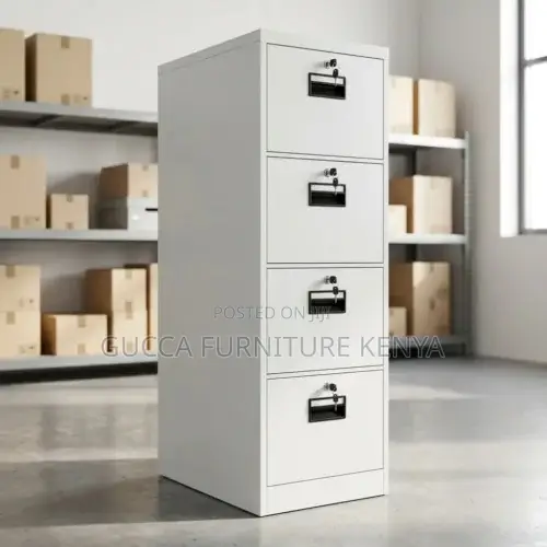 4-Drawer Metallic Cabinet With 4-Lock Keys