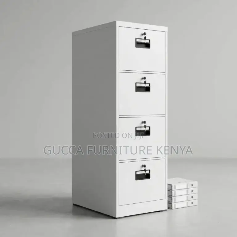 4-Drawer Metallic Cabinet With 4-Lock Keys