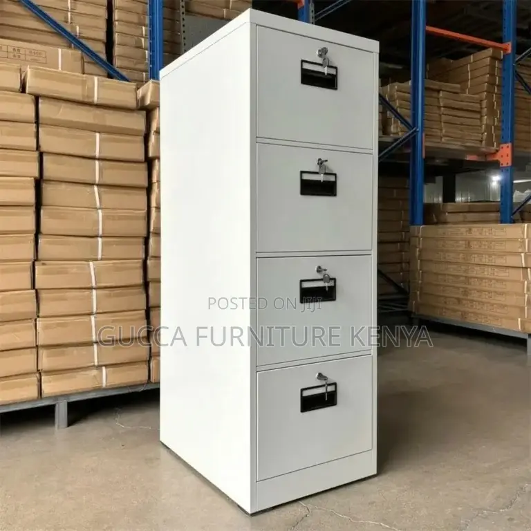 4-Drawer Metallic Cabinet With 4-Lock Keys