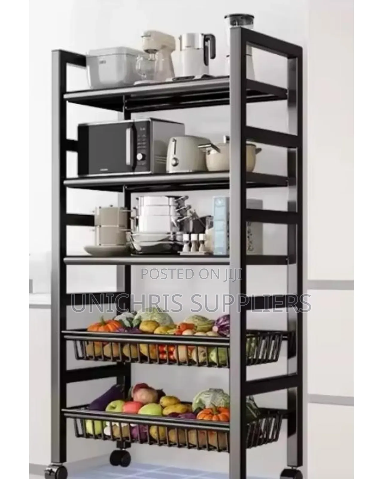 5 Layer Vegetables Basket Rack