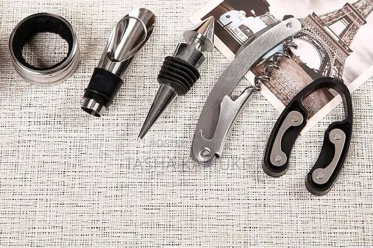 5pc Bottle Shaped Wine Opener Gift Set