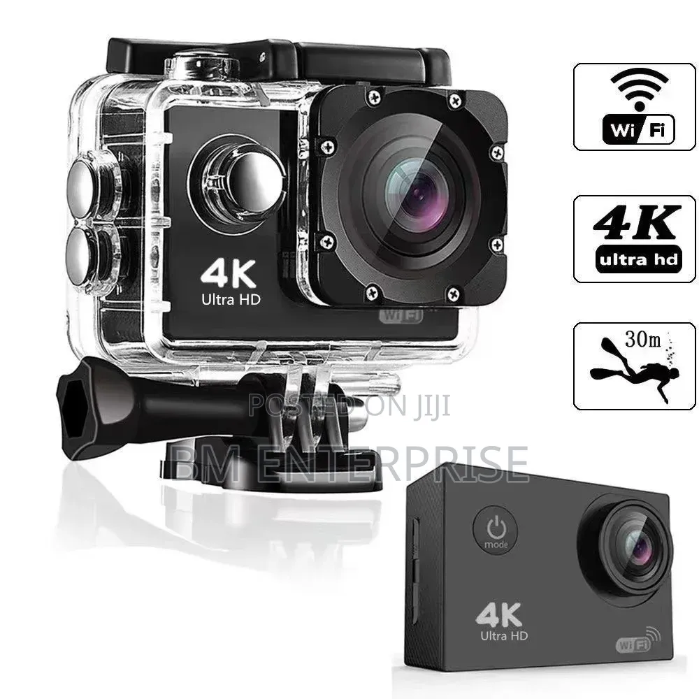 Action/Sports Camera With Waterproof Case Available