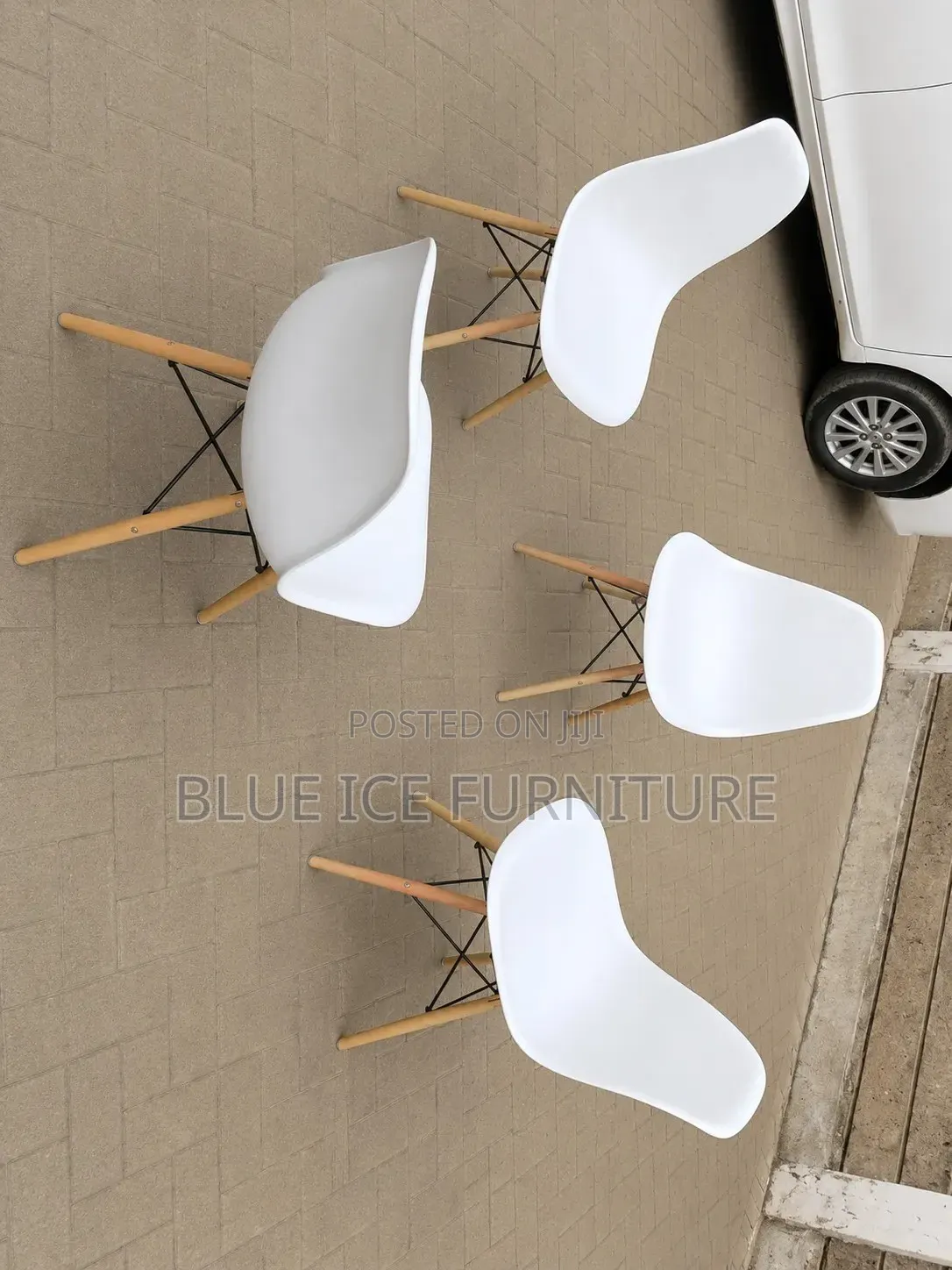 White Eames Dining Chairs Plastic Dining Chairs