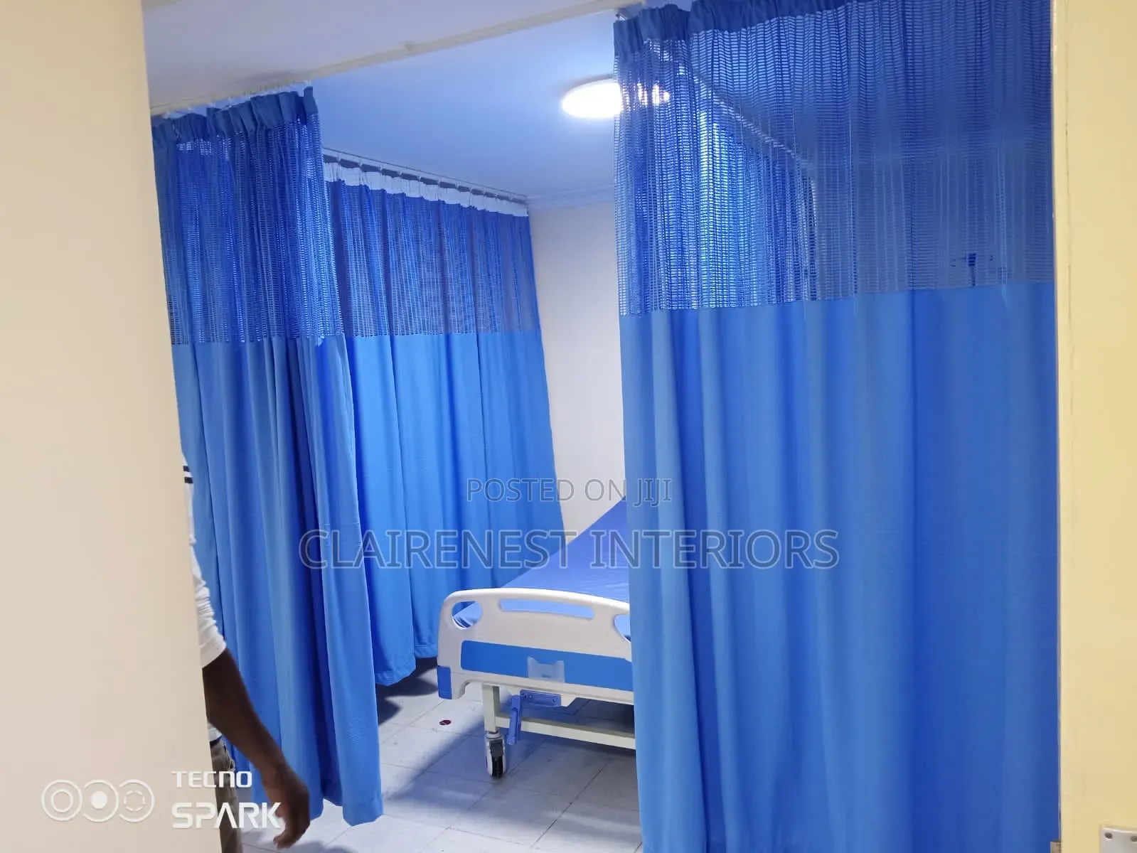 Built for Busy Hospitals. Blue Hospital Curtains