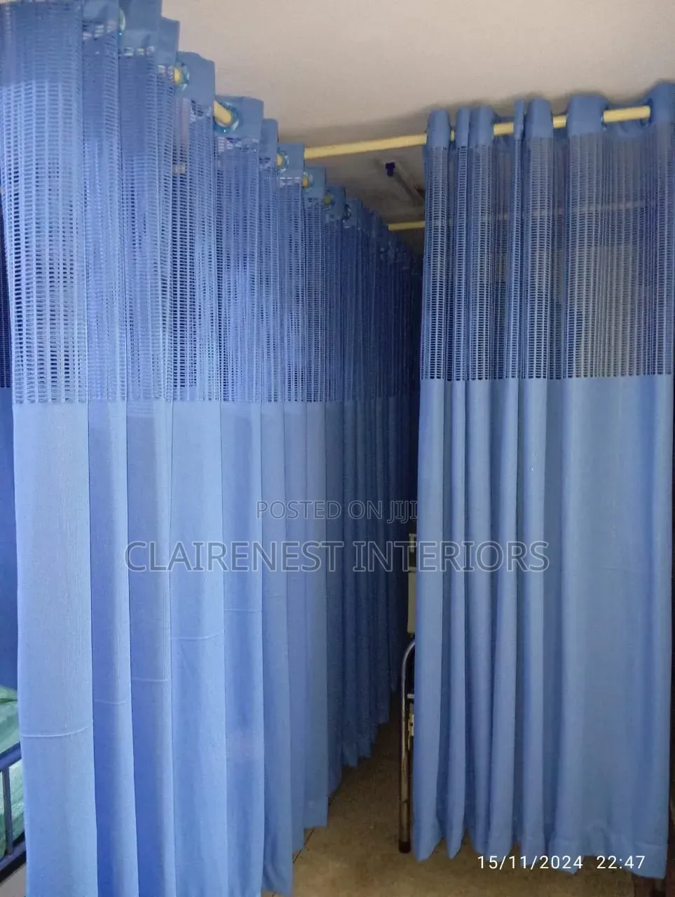 Modern Hospital Essentials, Sky Blue, Hospital Curtains
