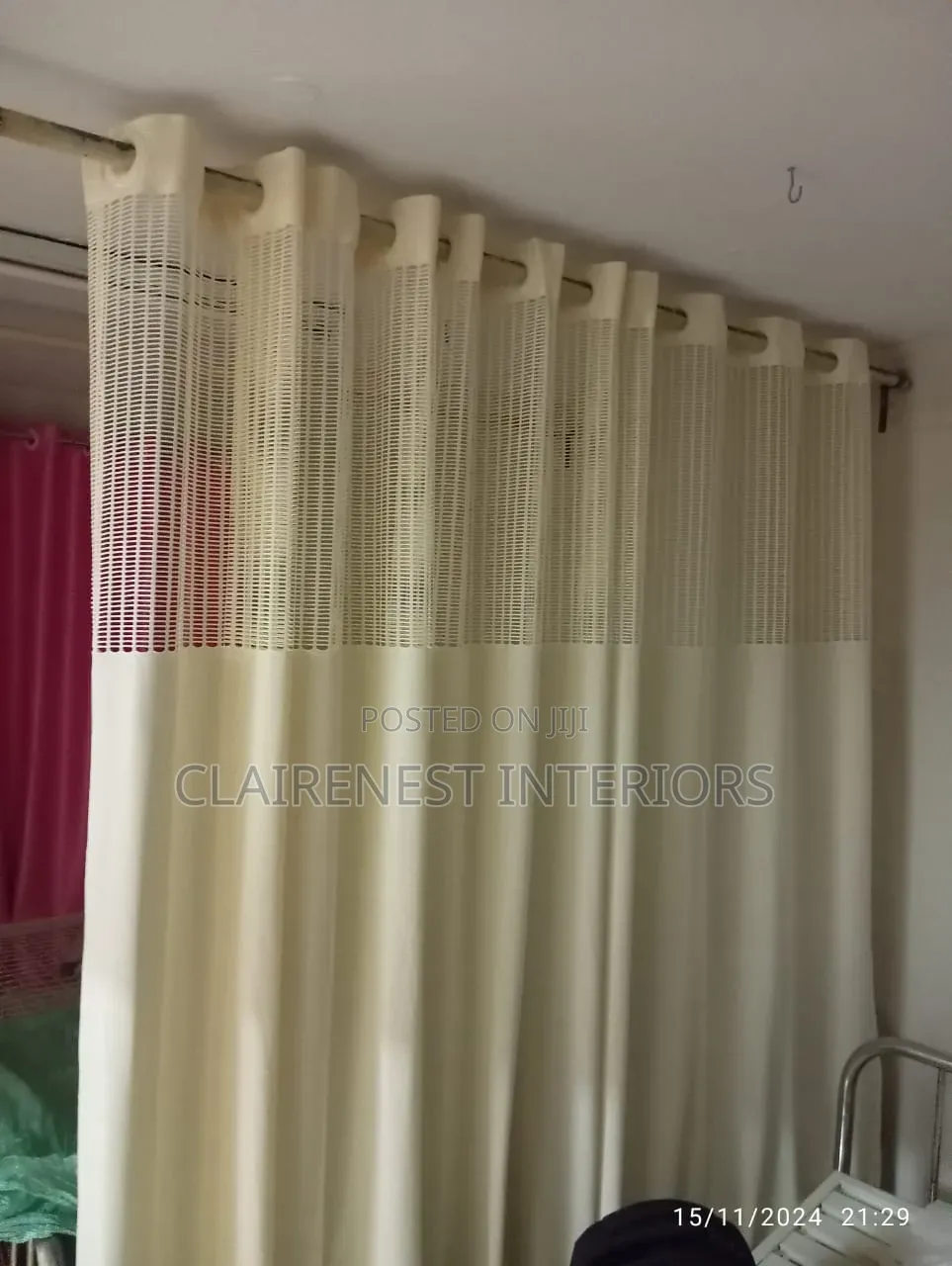 Designed for Everyday Cream Hospital Curtains