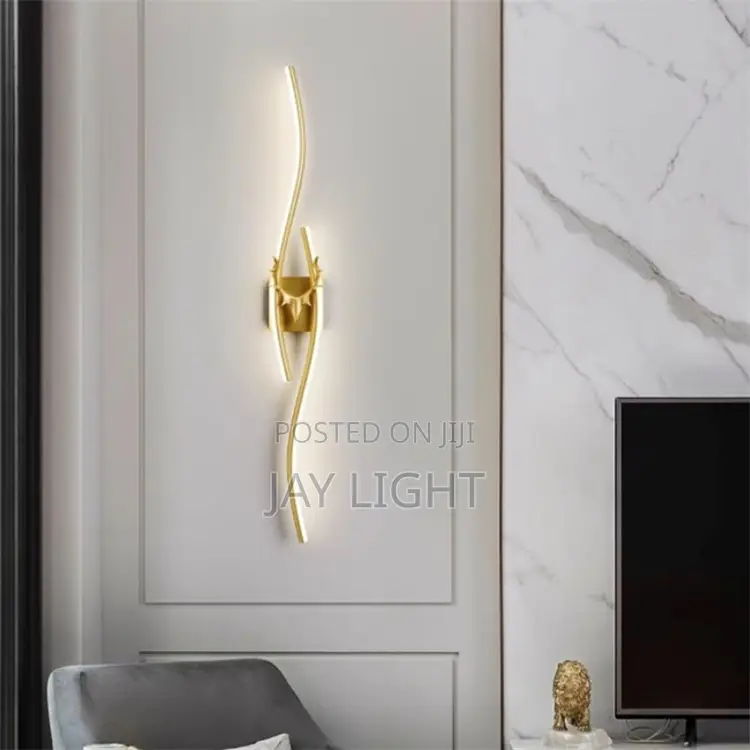Gold Modern Luxury Hotel Bedroom Wall Lamp Bedside Light