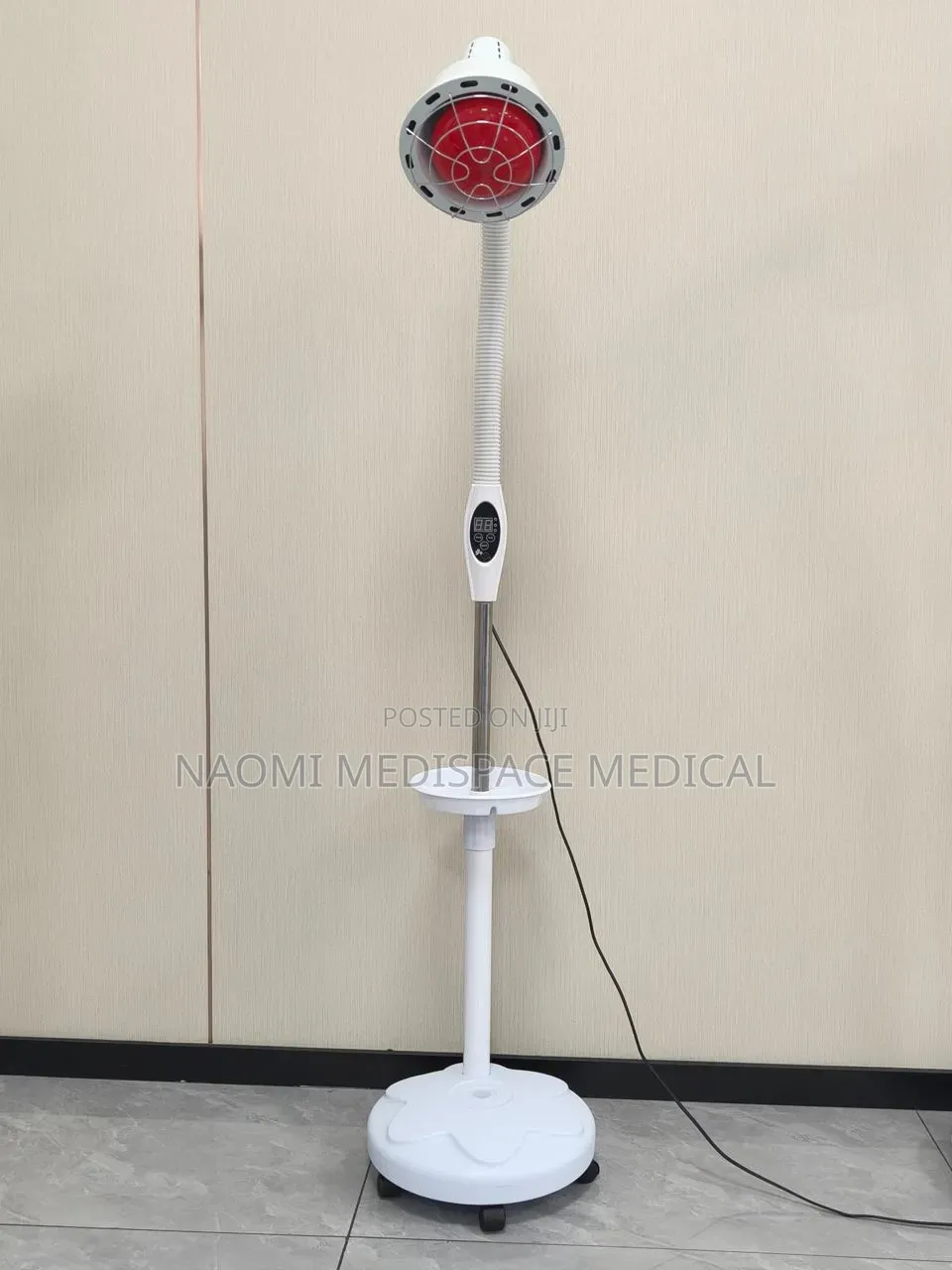 Mobile and Portable Infrared Lamp With Stand-for Pain Relief