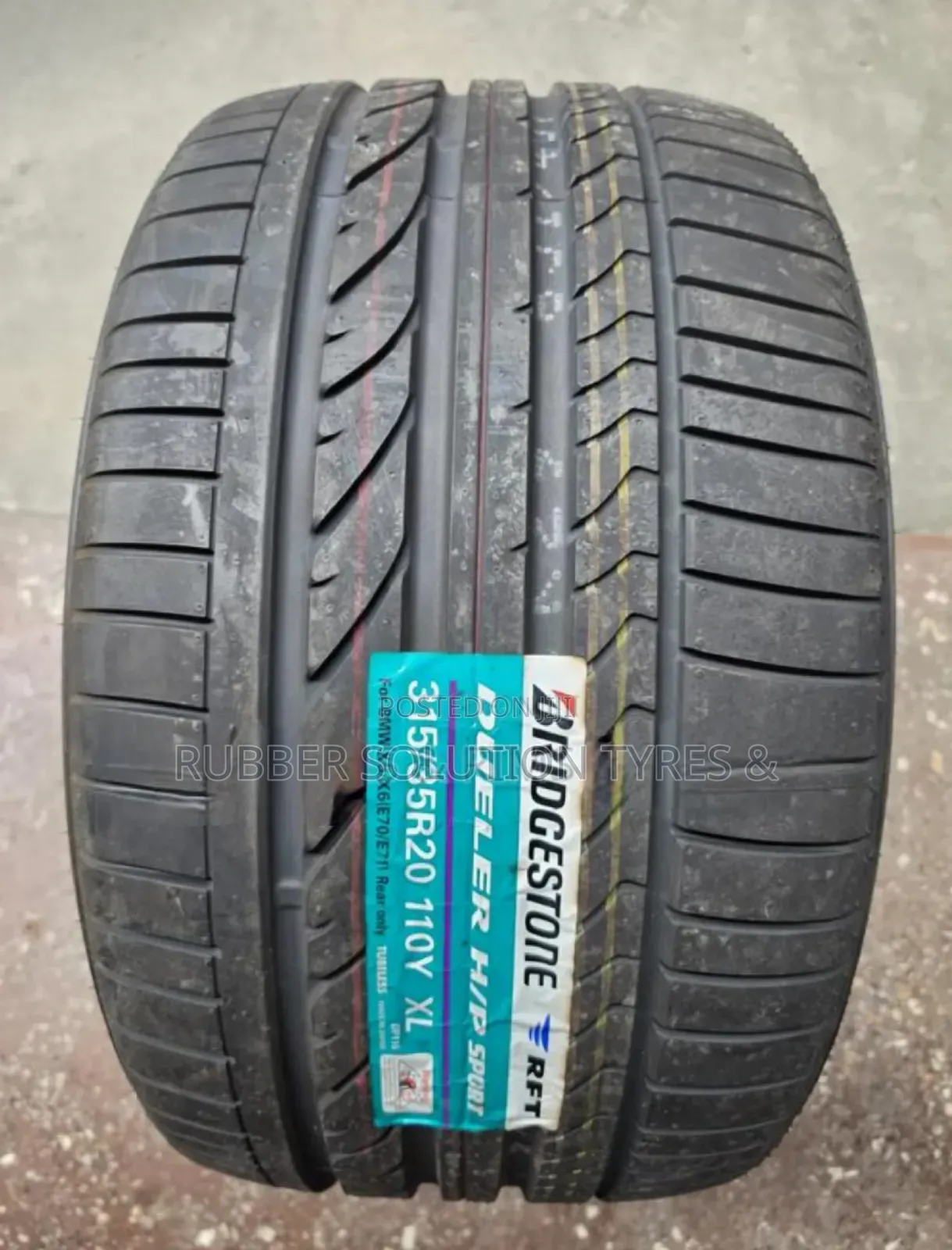 315 /35 R20 Bridgestone Tyres 110y Xl Dueler HP Sport