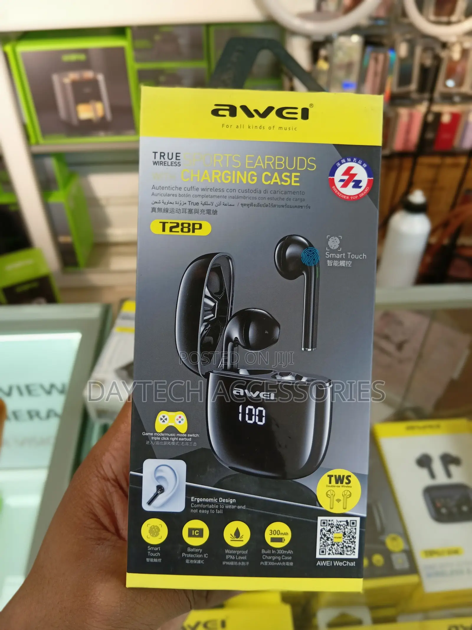 AWEI TWS T28P True Wireless Earbuds Bluetooth 5.0V