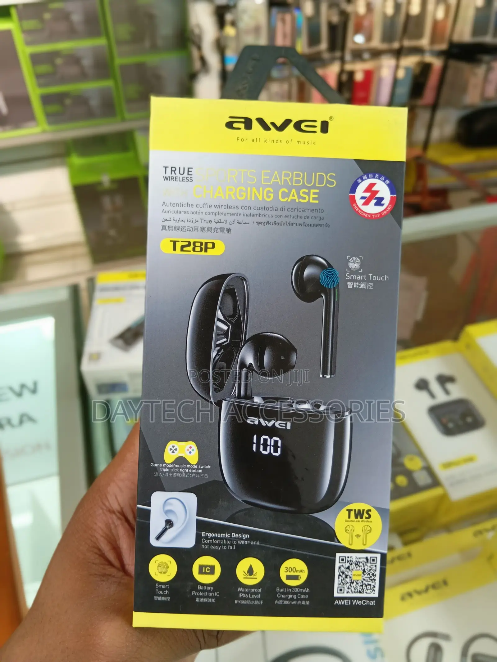 AWEI TWS T28P True Wireless Earbuds Bluetooth 5.0V