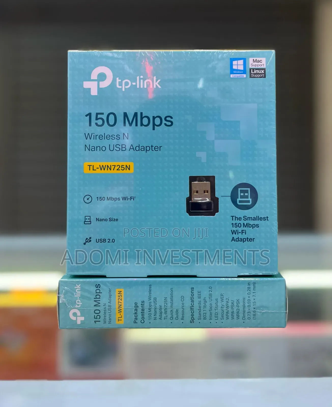 TP-Link TL-WN725N 150 MBPS Wireless N Nano USB Adapter,