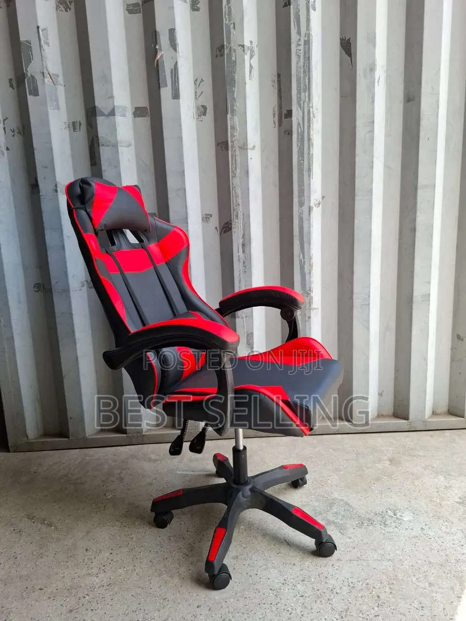 New Modern Red Black Gaming Chair Leather