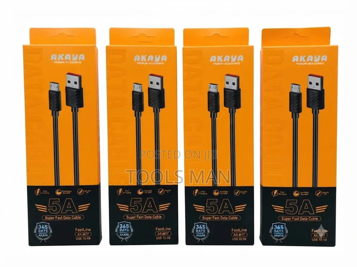 Data Sync Cable.USB Micro V8 Fast Charger Cable AKAYA AK-M77 5A