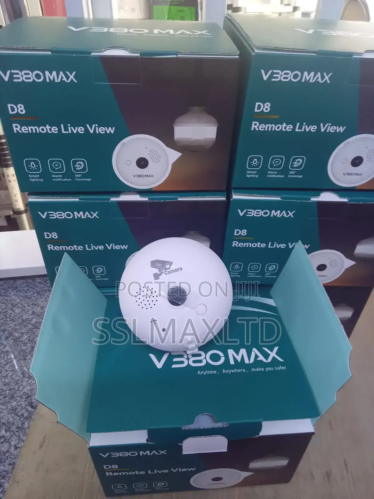 D8 V380max Bulb Camera