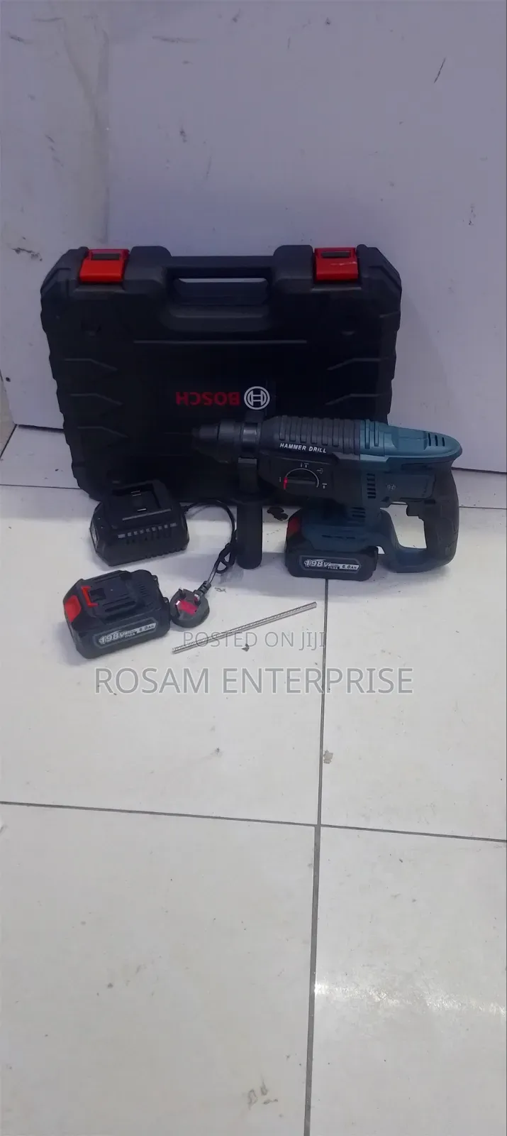 Bosch-Style Cordless Rotary Hammer Drill