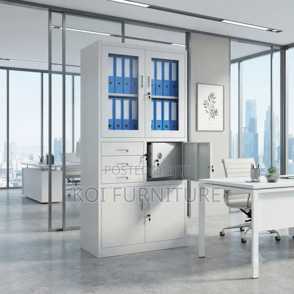 Office Cabinet; Two Doors Steel Refined Surface Office Cabinet