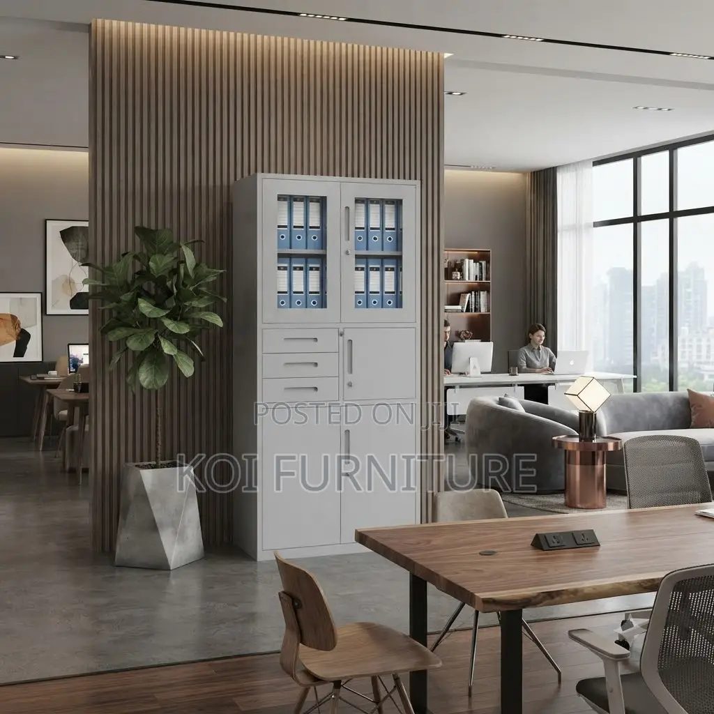 Office Cabinet; Two Doors Steel Refined Surface Office Cabinet