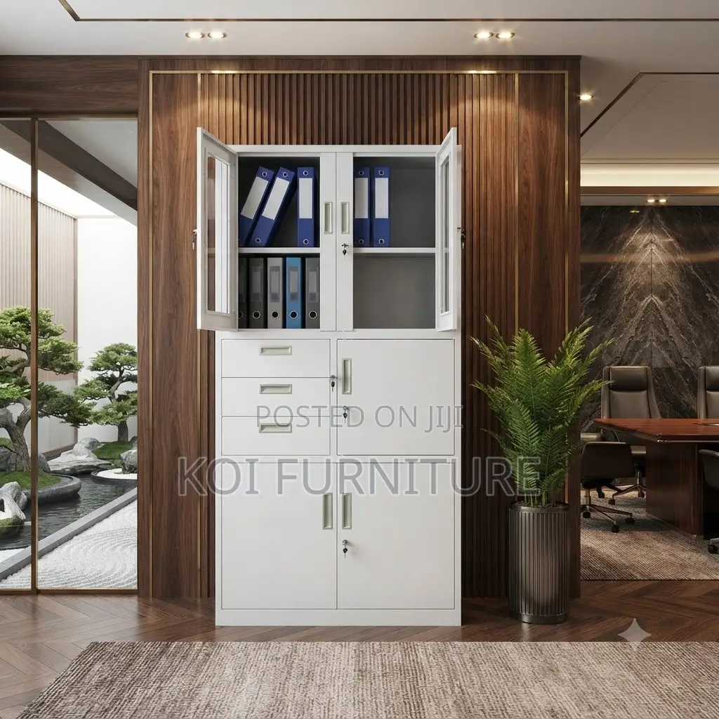 Office Cabinet; Two Doors Steel Refined Surface Office Cabinet