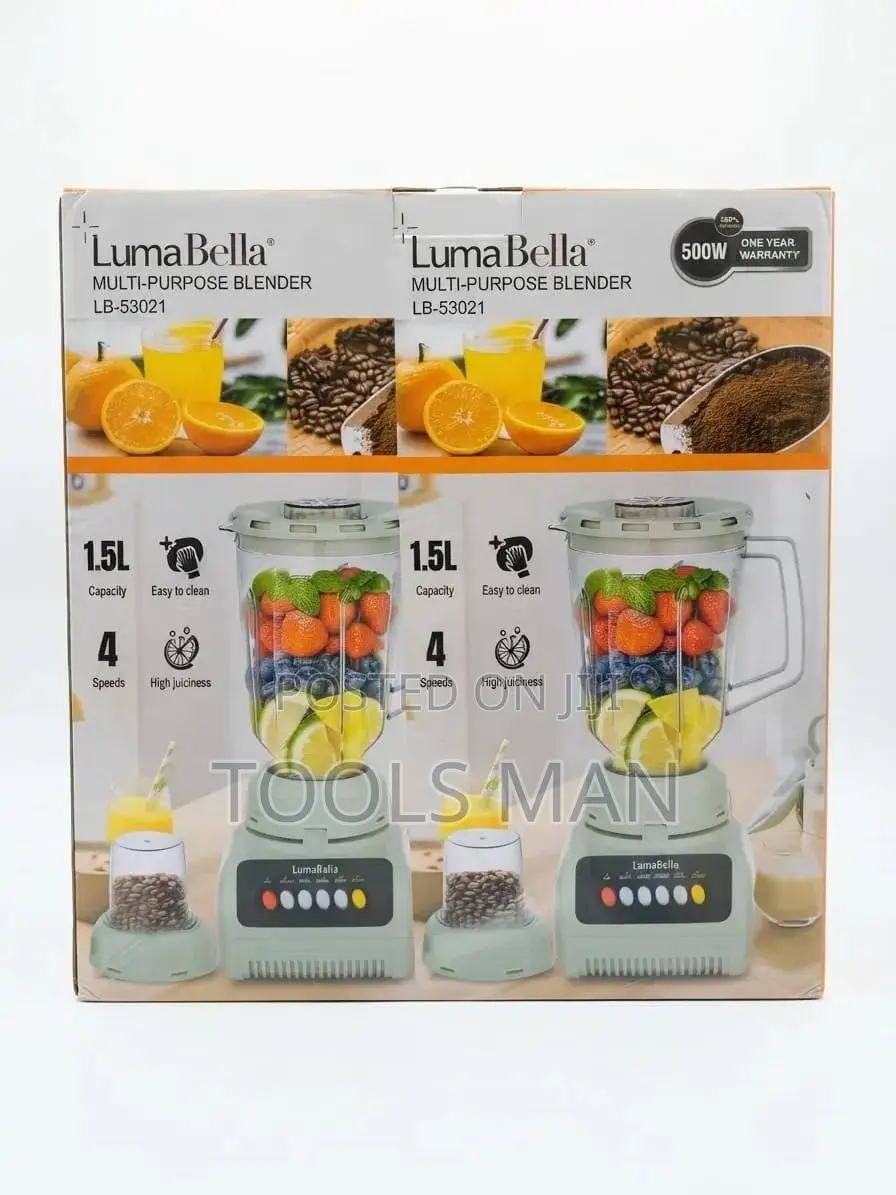 LumaBella Multi-Purpose Blender LB-53021 500W.