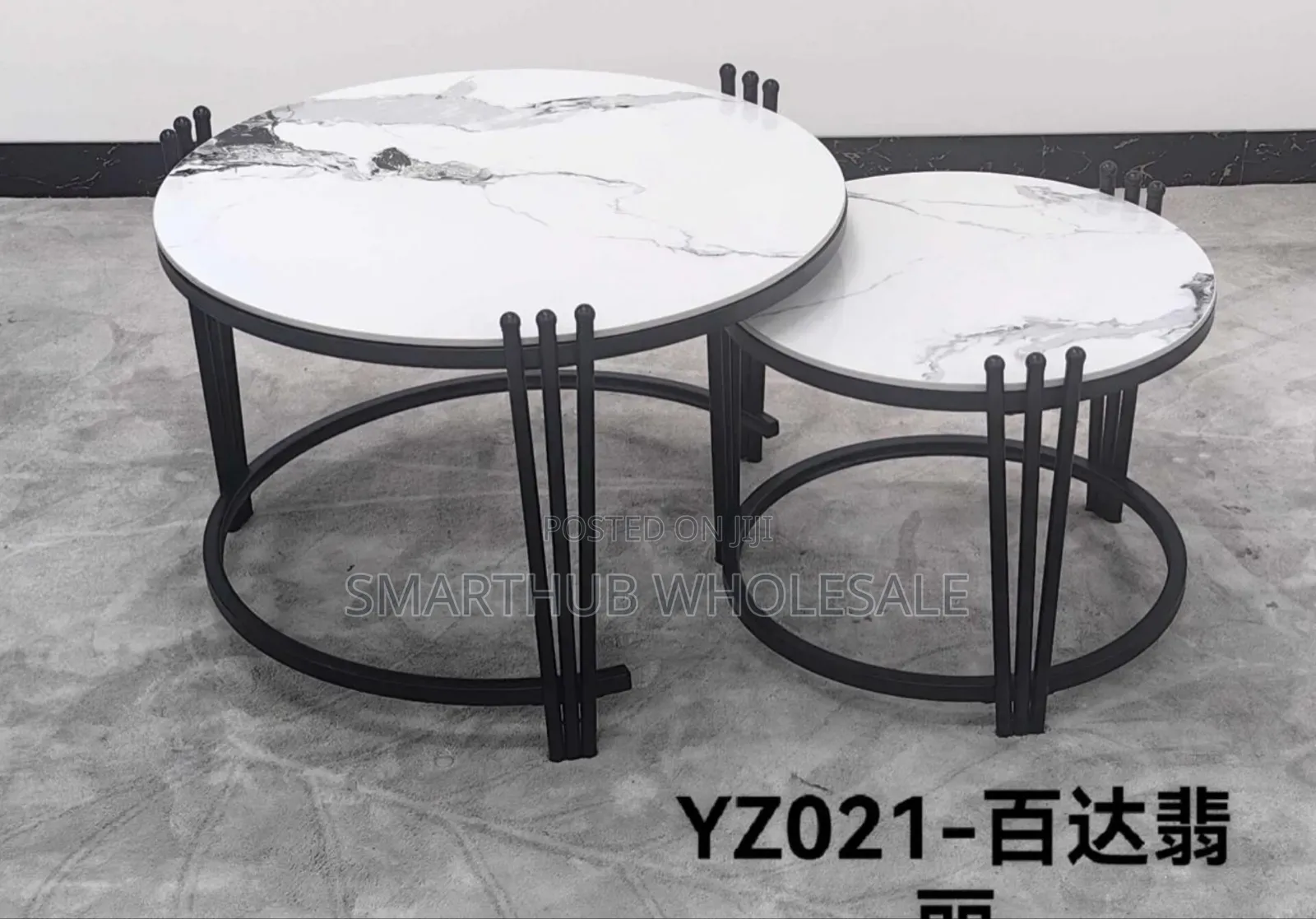 2 in 1 Executive Pure Marble Coffee Table