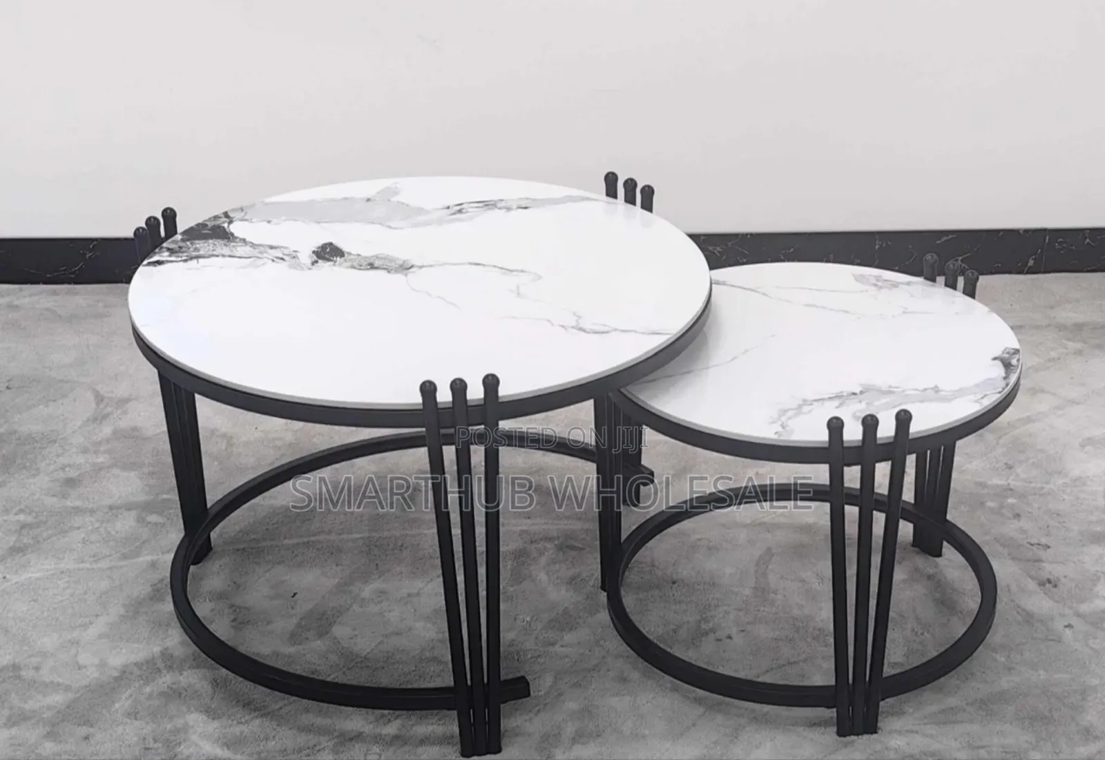 2 in 1 Executive Pure Marble Coffee Table