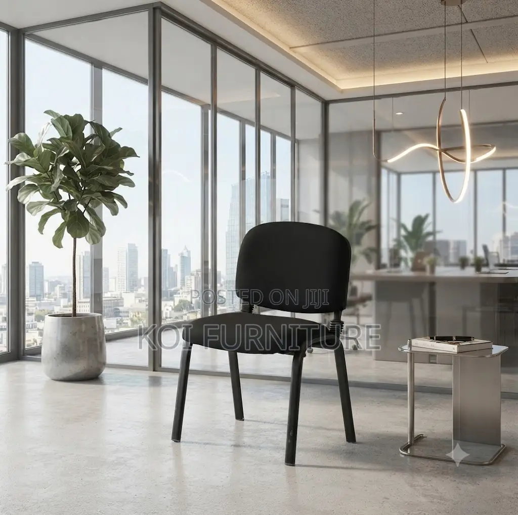 Office Chairs; Fabric Armless Tosca Reception Visitors Chairs