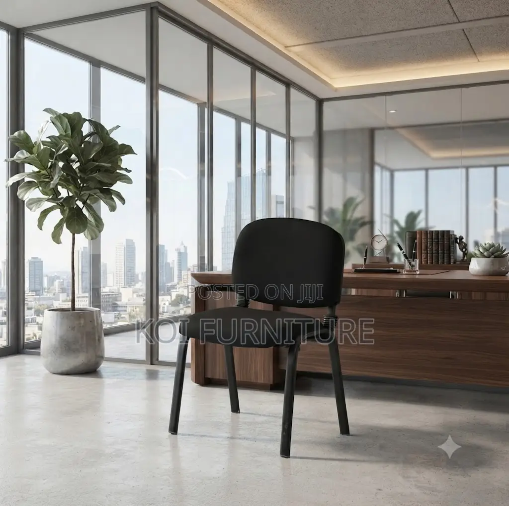 Office Chairs; Fabric Armless Tosca Reception Visitors Chairs