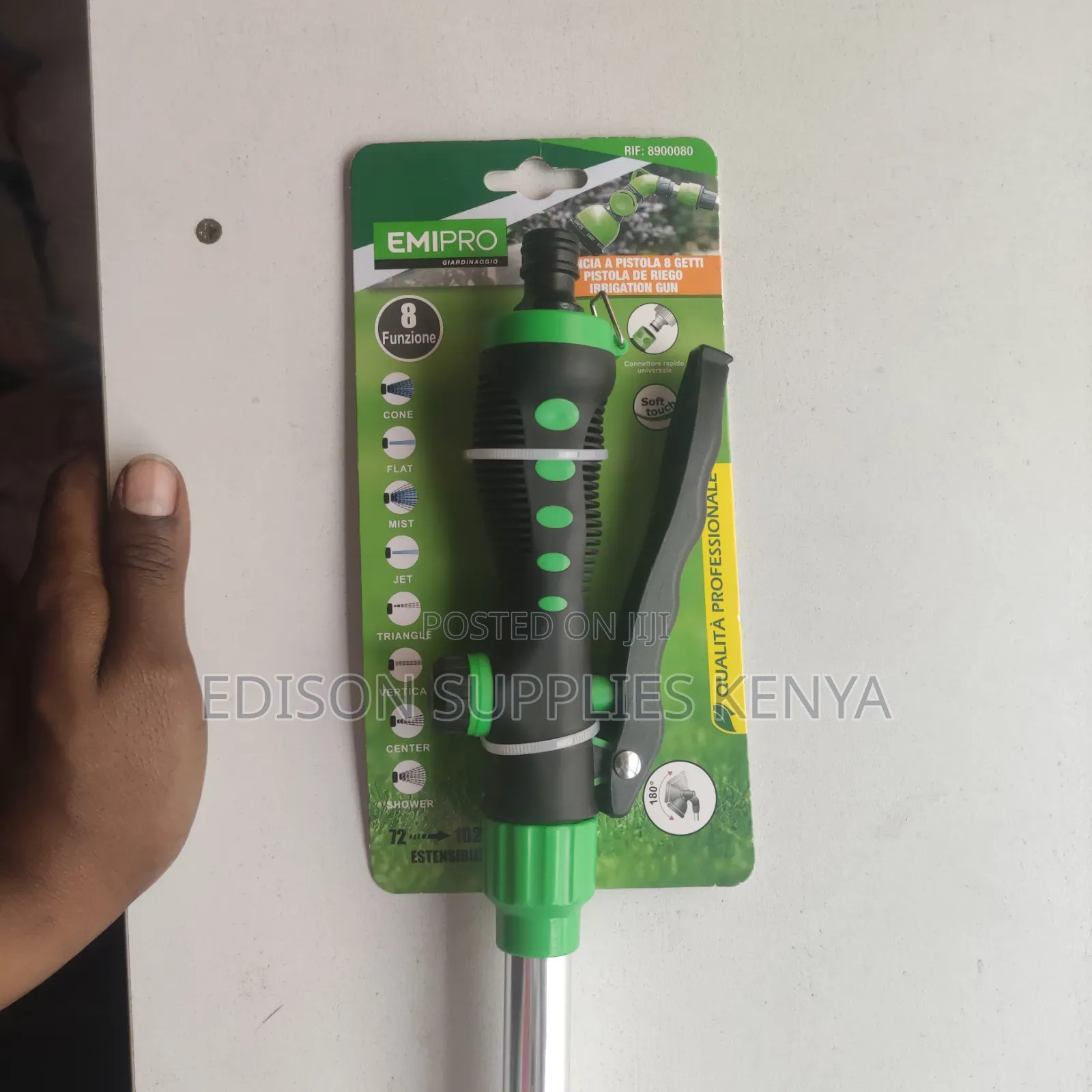 Water Spray Gun Long Arm Watering Wand Spray Nozzle Garden Hose Pipe
