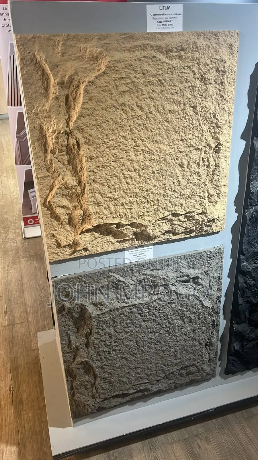 Pu Wall Panels- 1200mm X600mm.