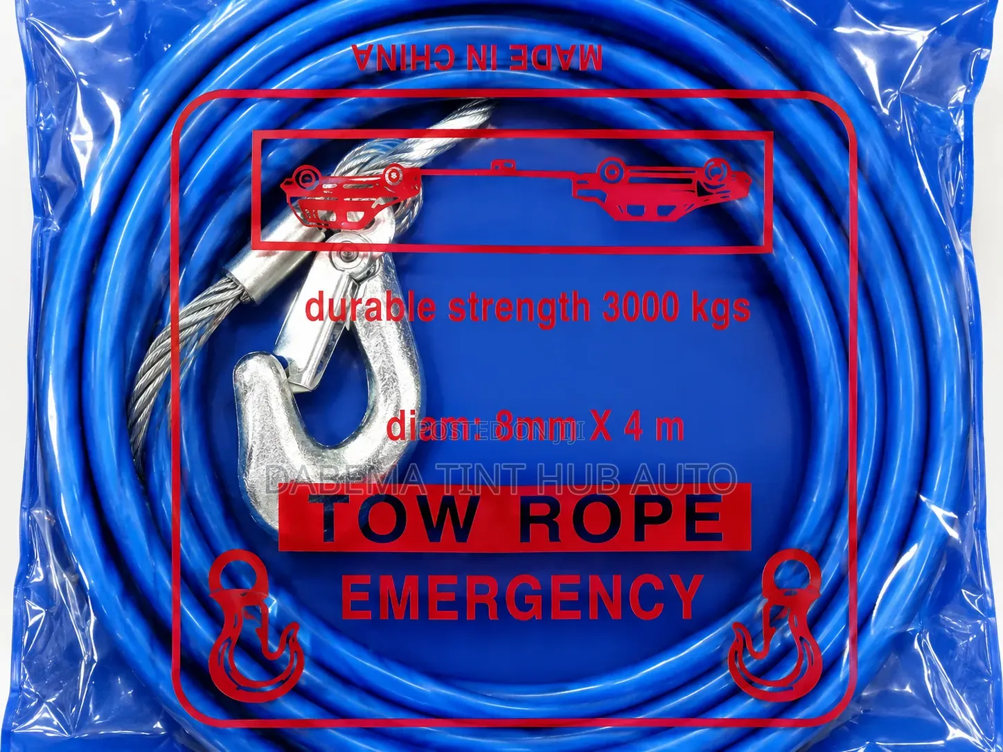 Heavy-Duty Emergency Tow Rope