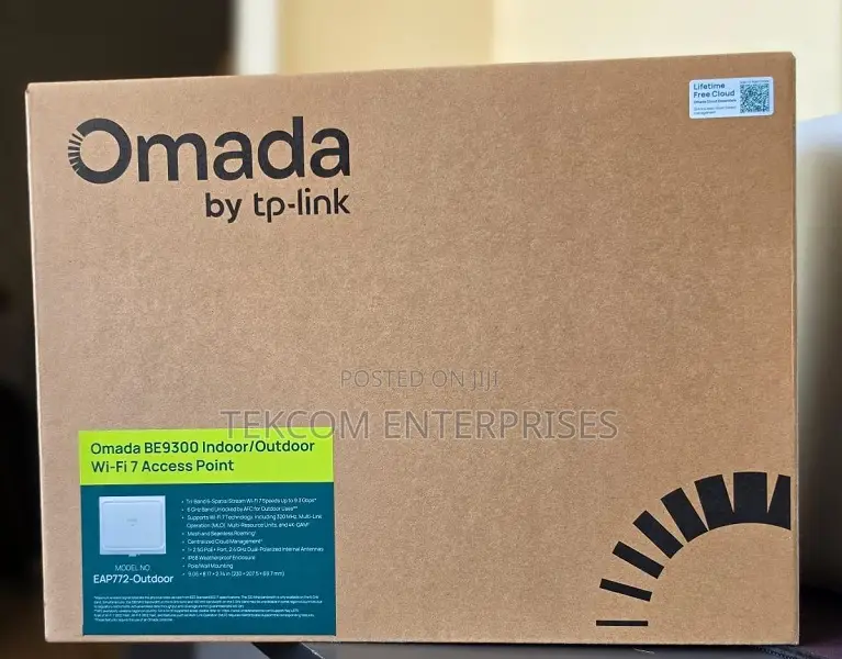 TP-Link EAP772 BE9300 Indoor/Outdoor Wi-Fi 7 Access Point –