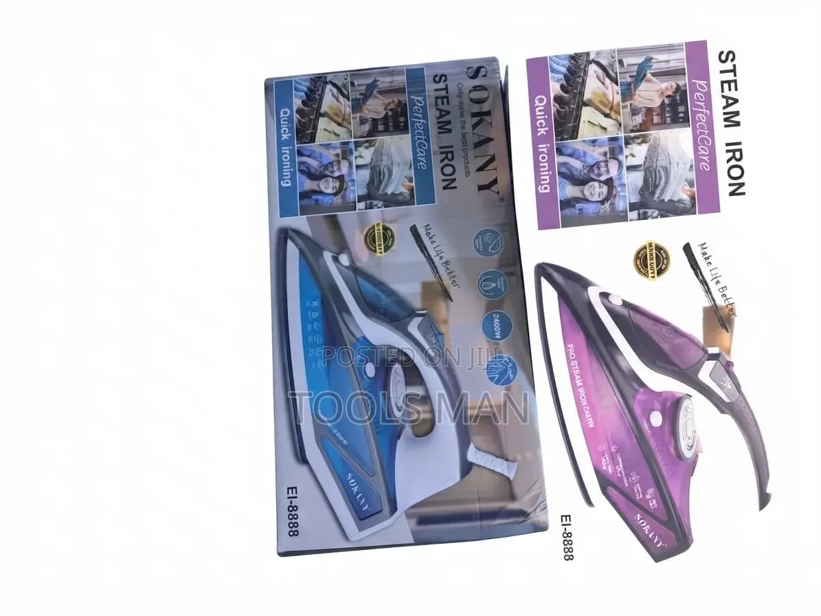 Sokany EI-8888 2400W Steam Iron.