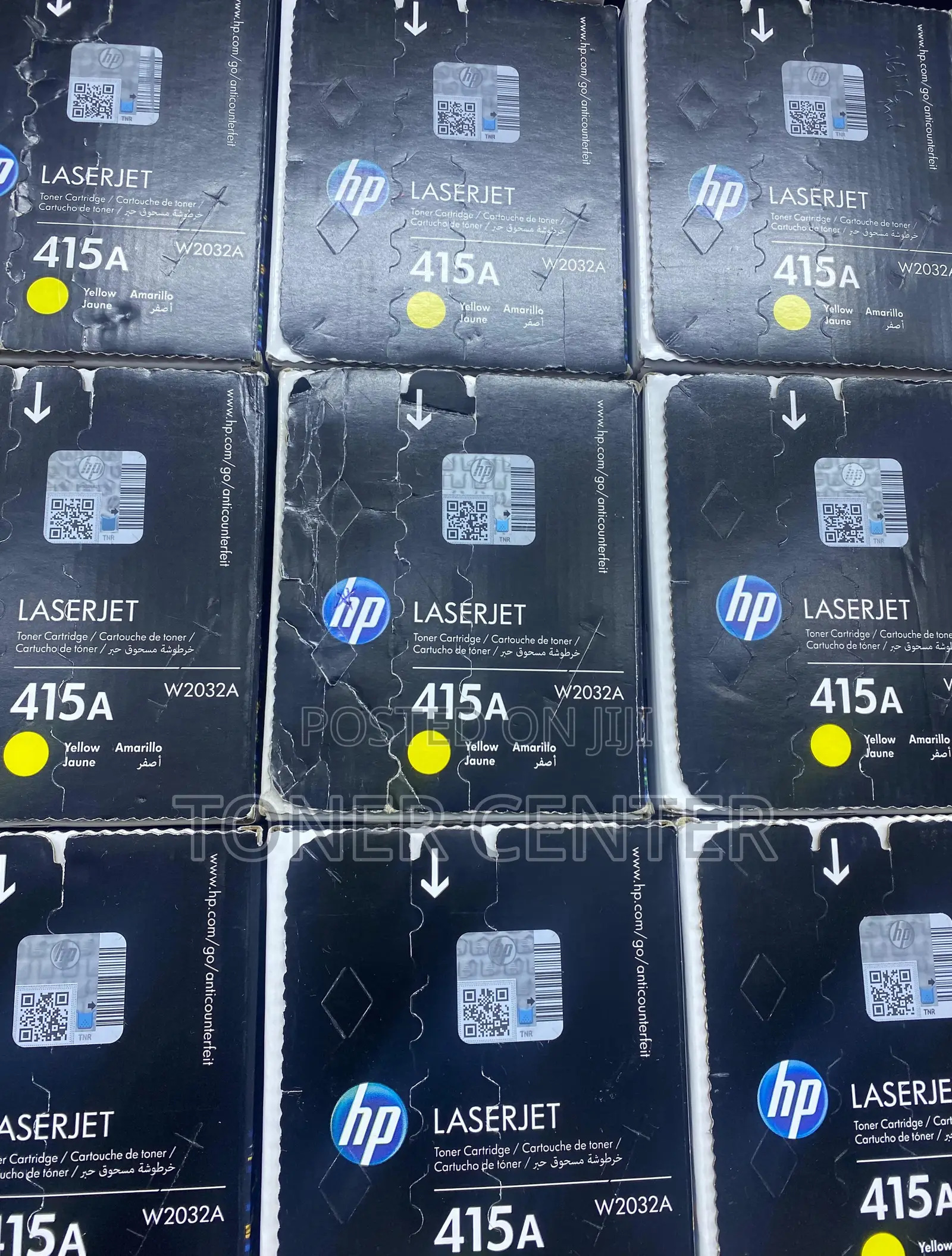 HP 415A Yellow (W2032A) Genuine LaserJet Toner Cartridge