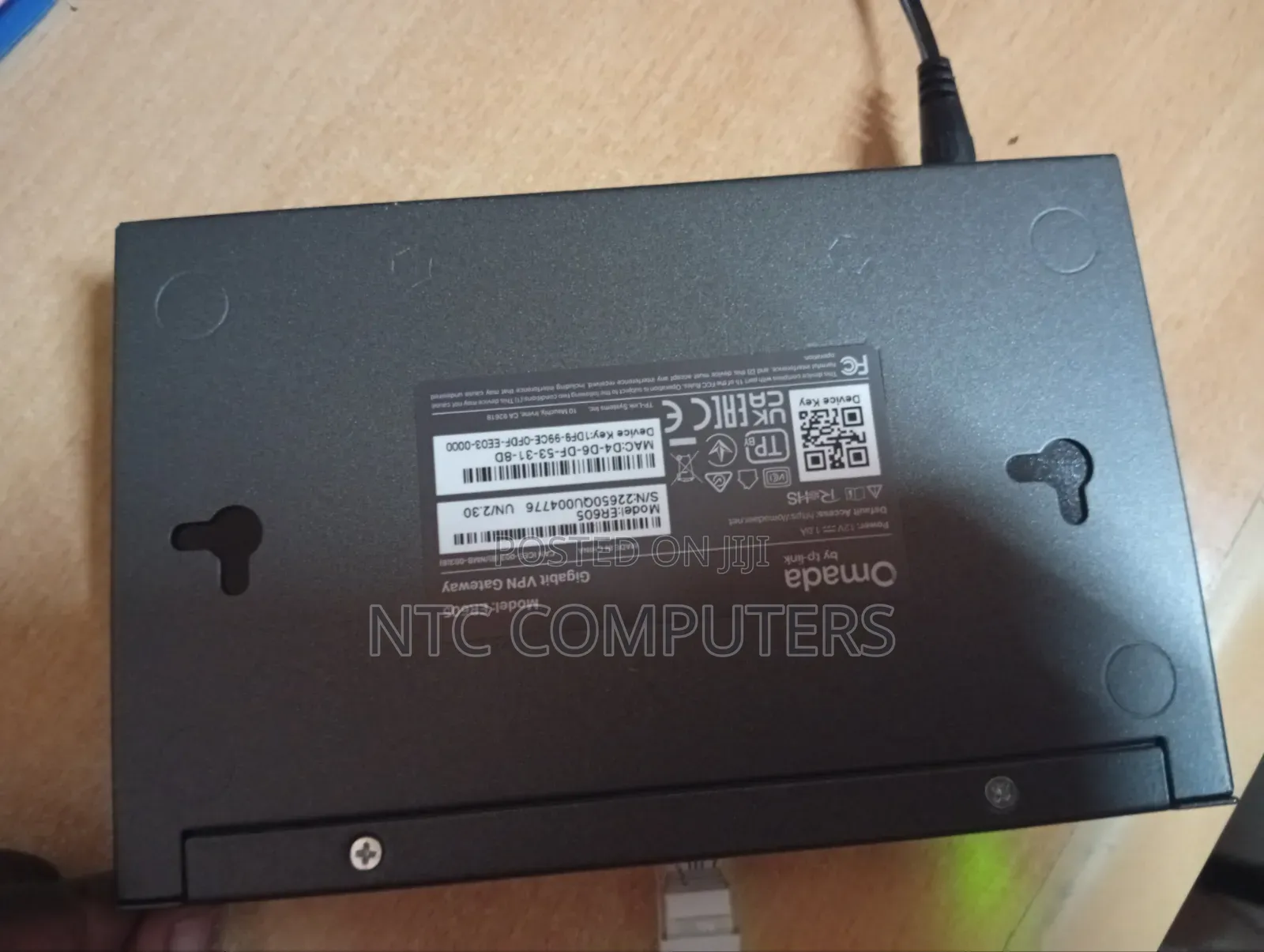 Tplink Omada Er605 Gigabit VPN Gateway
