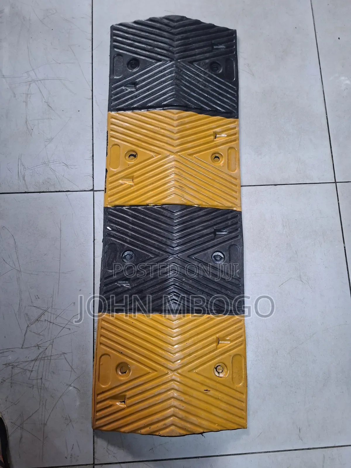Rubber Speed Bump.