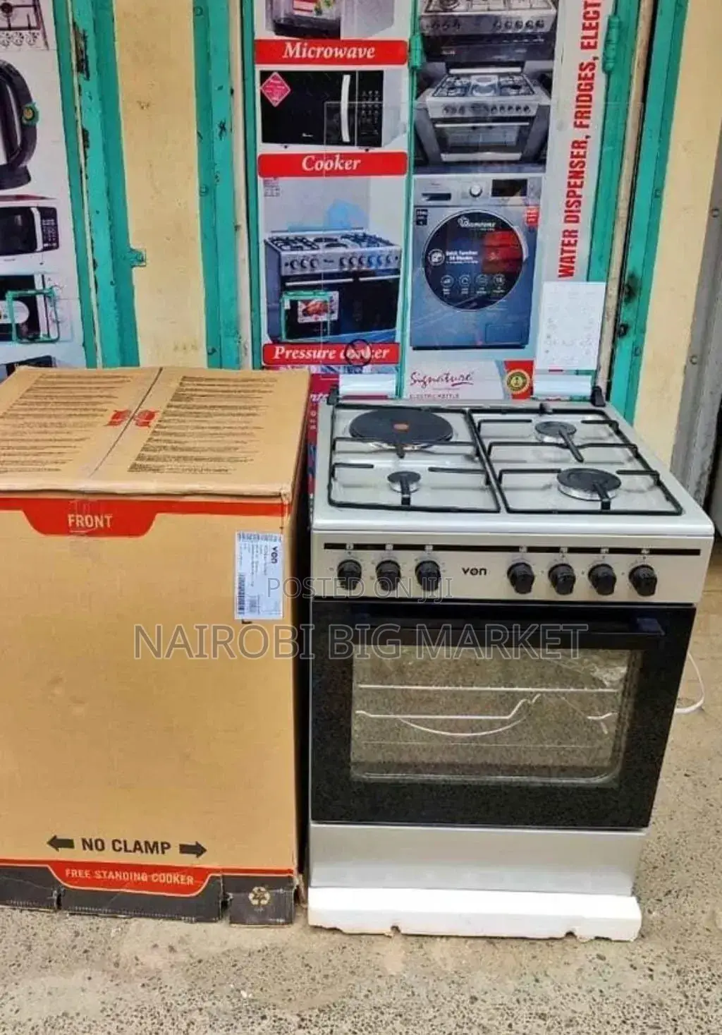 3+1 Gas Cooker Von With Rotisserie