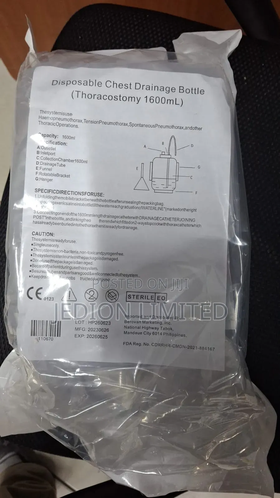 Chest Drainage Bottle
