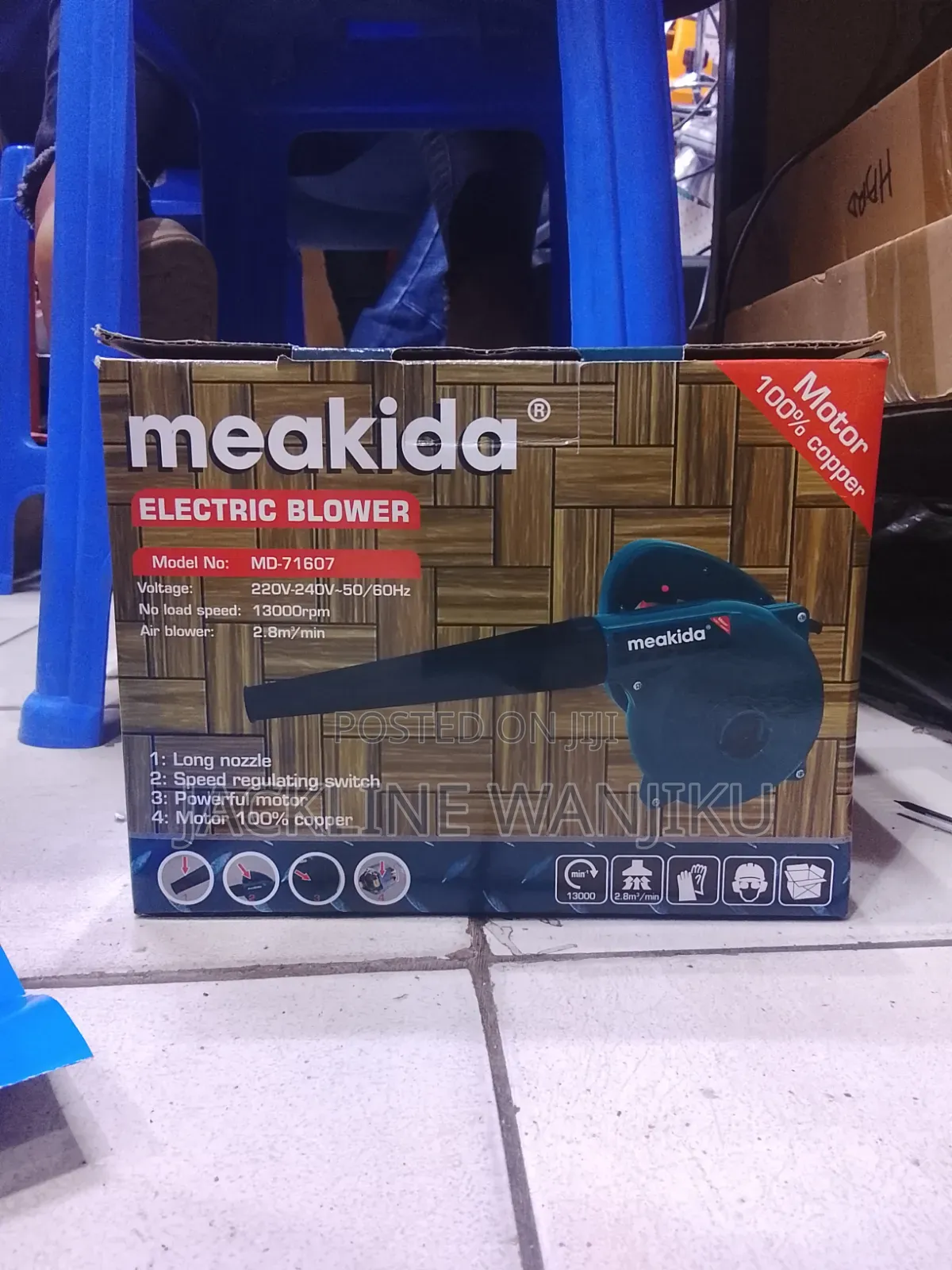Powerful Meakida Electric Blower 220v-240v 100% Copper