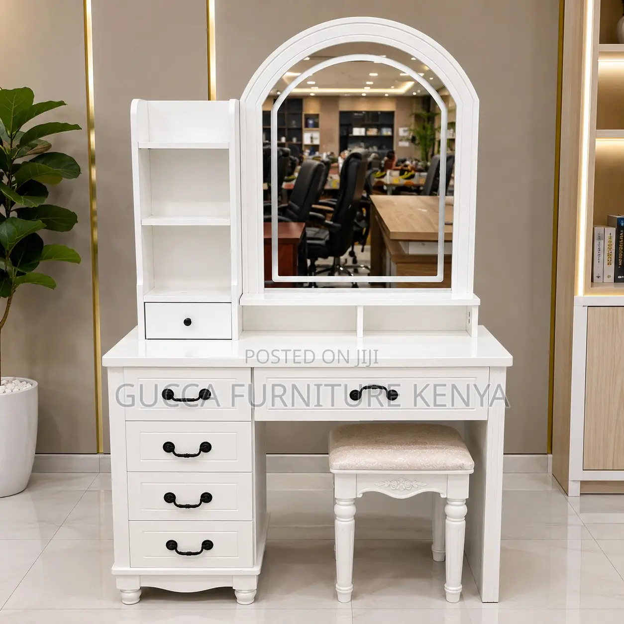White Imported Home Dressing Table.