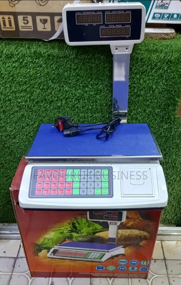 Commercial 50kg Electric Weighing Scale / Accurate Scale Plus Receipt