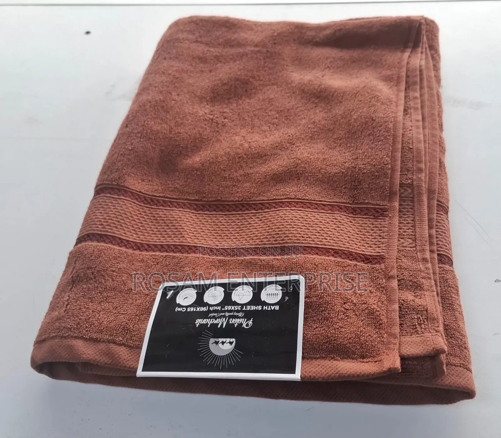Soft Cotton Towel 100 by 150cm