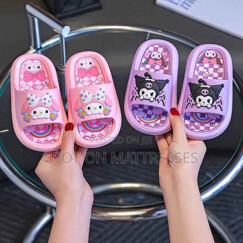 Kids' Kuromi Slides. Sizes 24-39. Countrywide Delivery Available.