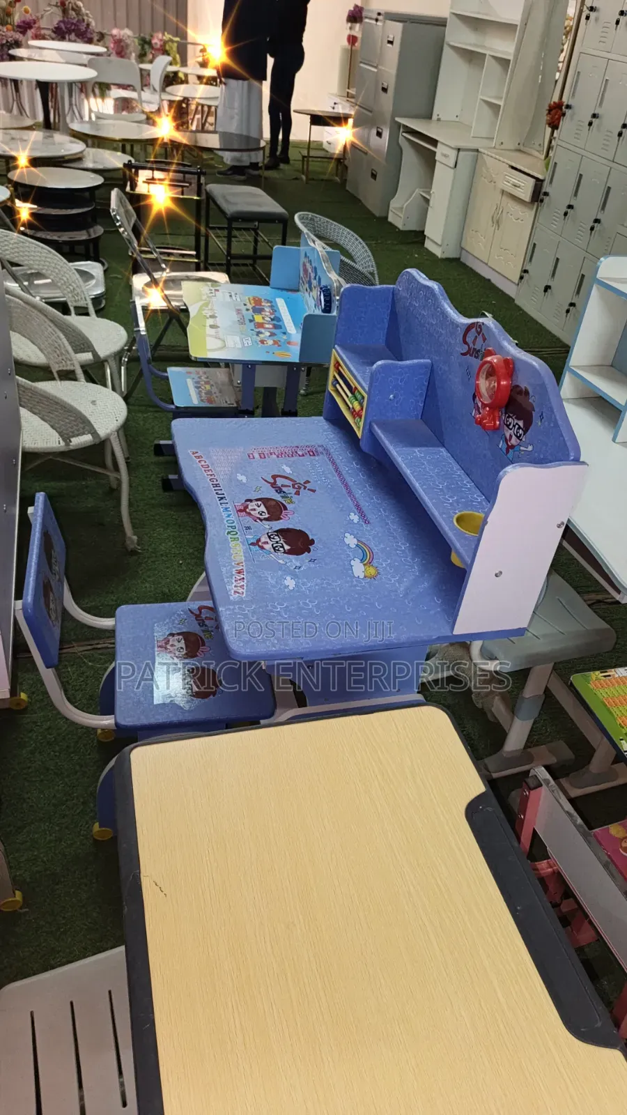 Height Adjustable Kids Study Desks and Chair Imported