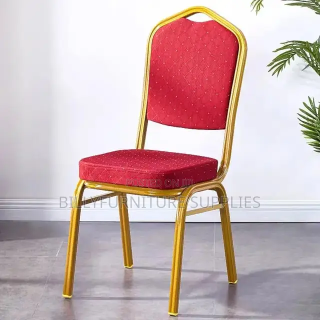 Commercial Banquet Hall Chair Nairobi – Premium Gold Finish