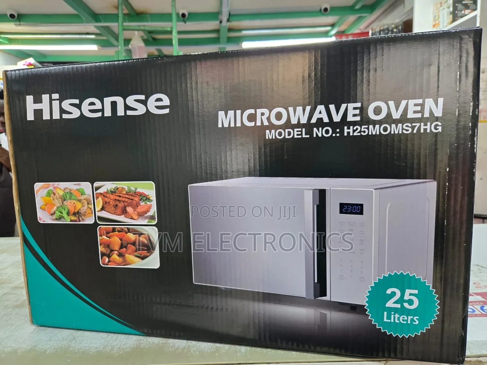 Hisense H25-Moms7hg Microwave Grill, 25L - Silver