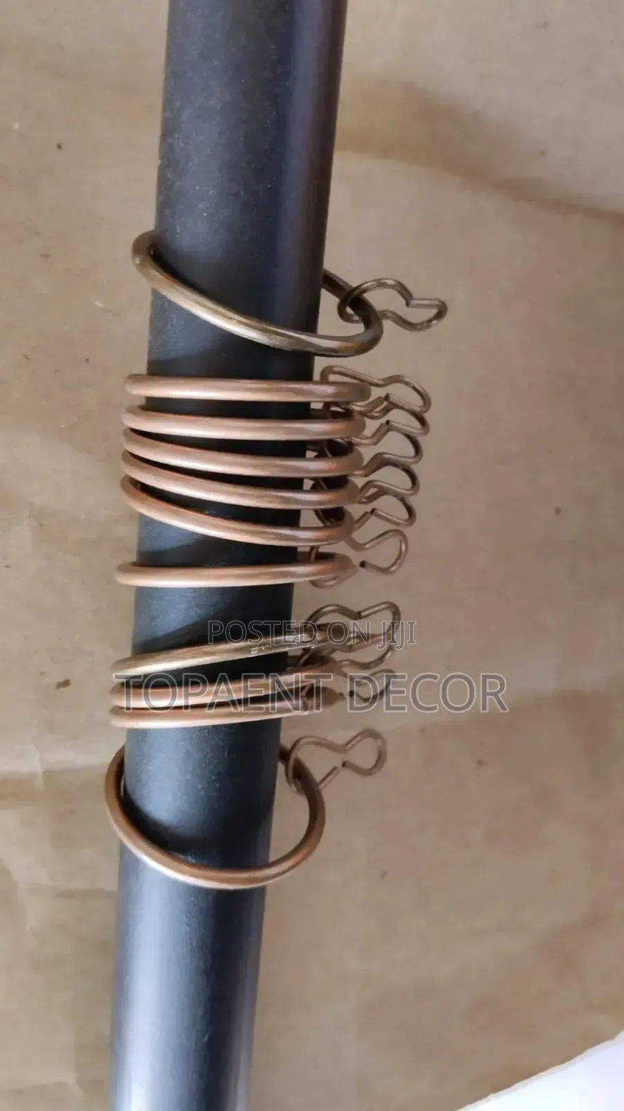 Black,Antic Gold and Silver,Round and Big Size Curtain Rod Rings