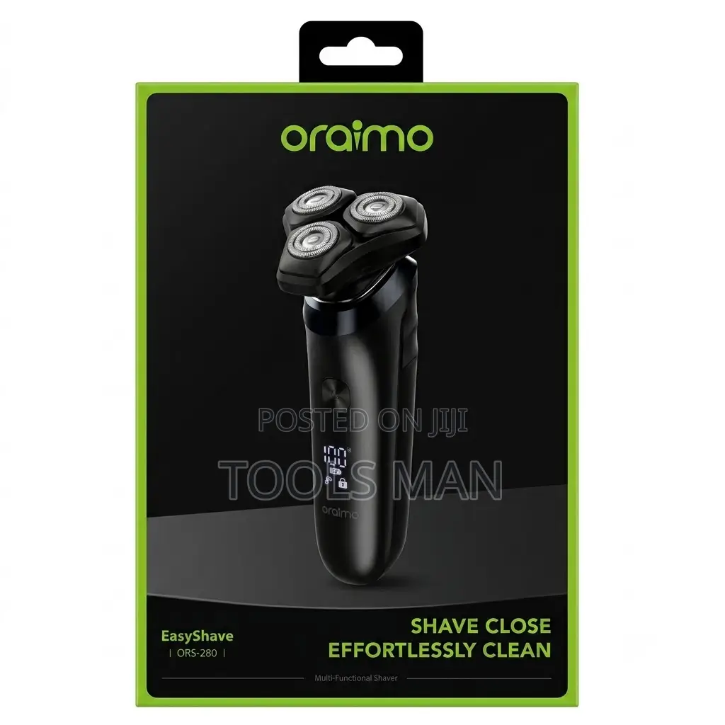 Smoother. Rotary Shaver Oraimo ORS-280 Rechargeable 3D Floating Blades