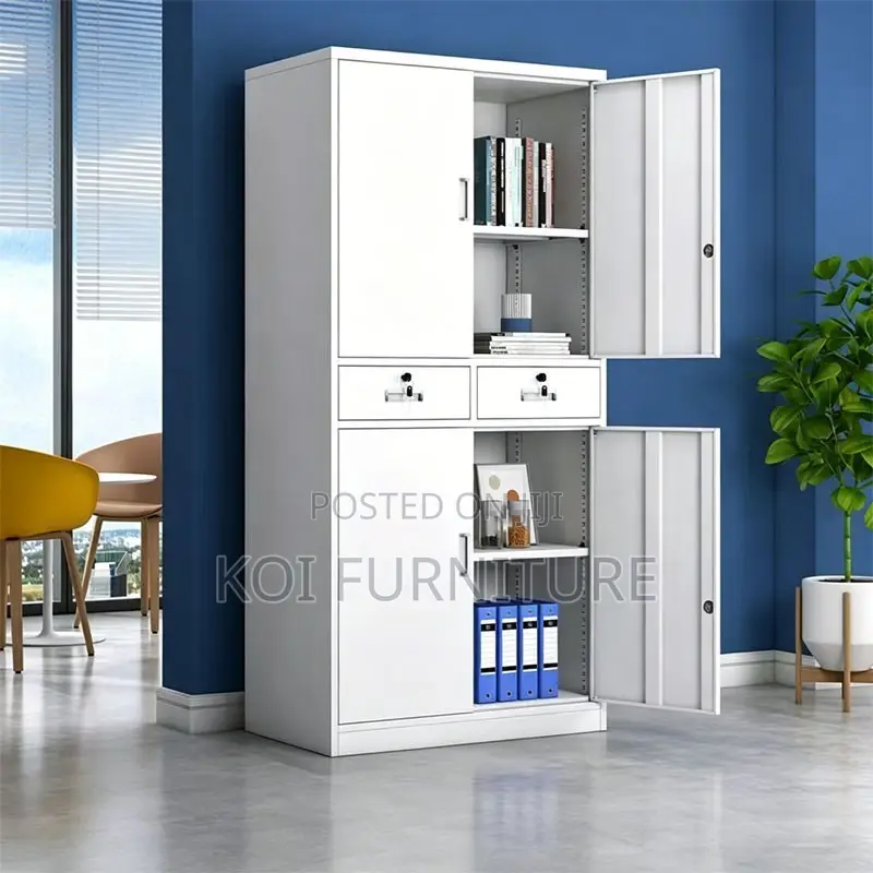 Office Cabinet; Four Doors Steel Office Goods Lockable Storage