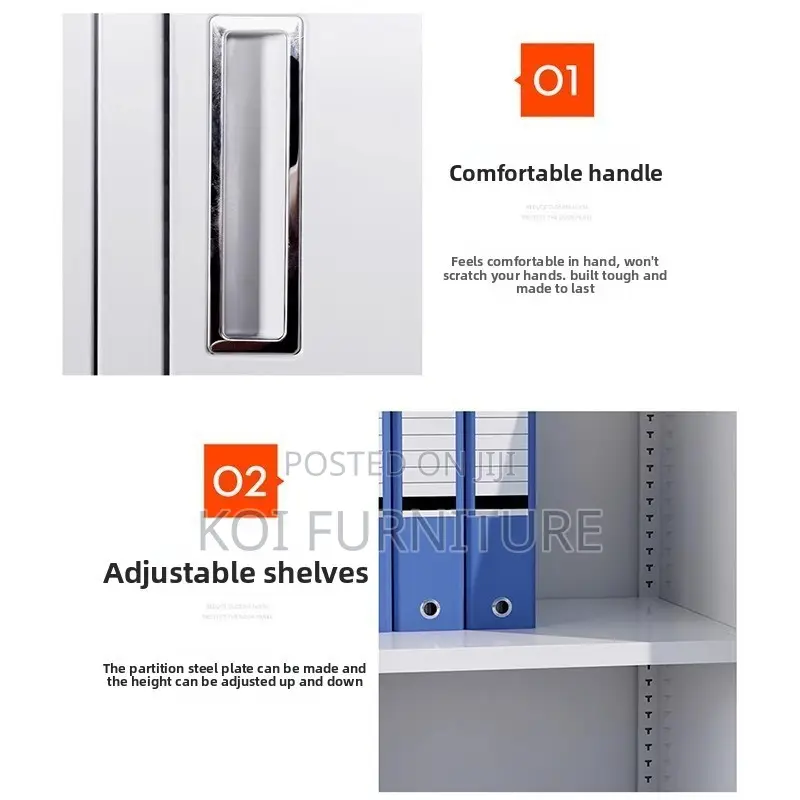 Office Cabinet; Four Doors Steel Office Goods Lockable Storage